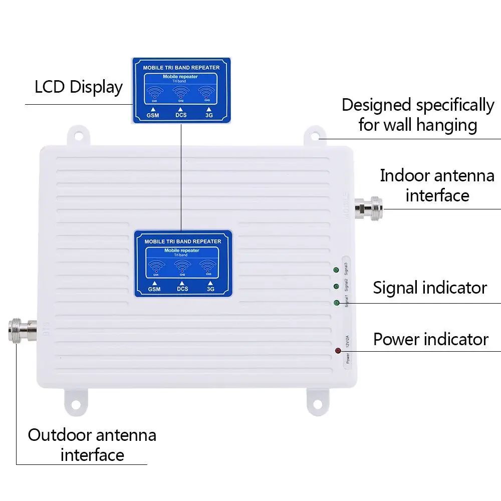 Cena Wzmacniacz Komórkowy GSM 2g 3g 4g Repeater 900 1800 2100 LTE 4g Wzmacniacz Internetowy GSM Mobilny Wzmacniacz Sygnału Wzmacniacz Komórkowy 4G