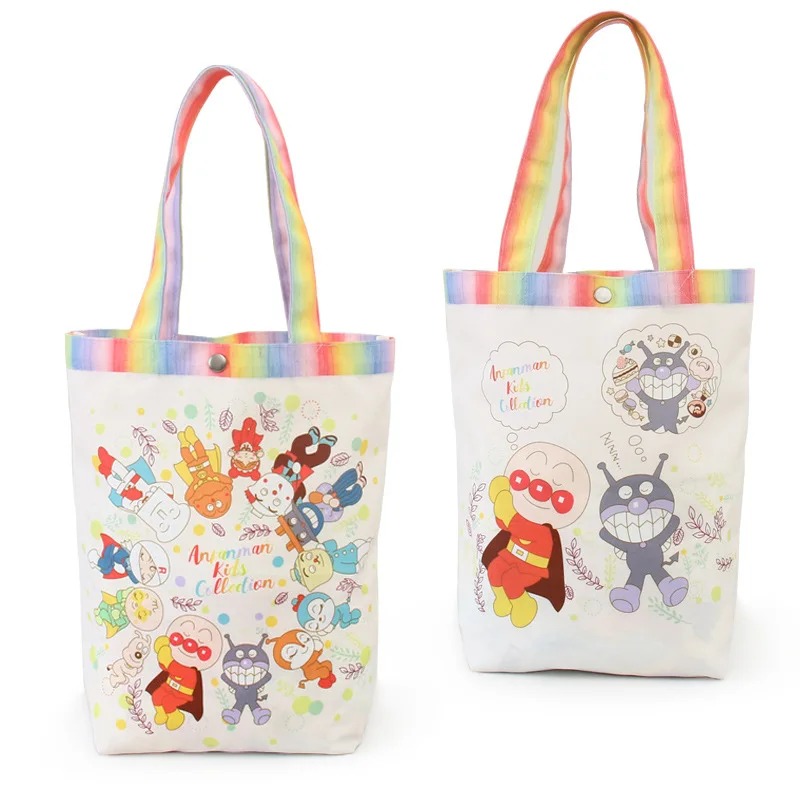 New Anpanman Mommy Bag Girls Cute Cartoon Go Out Shopping School Work Snacks Cosmetics Sundries Storage Portable Shoulder Bag