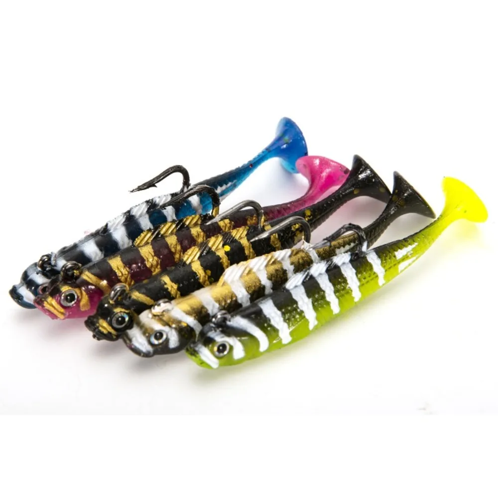 

3pcs 6cm 5.5g Crank Shad Silicone Worm Soft Lures Fishing Baits