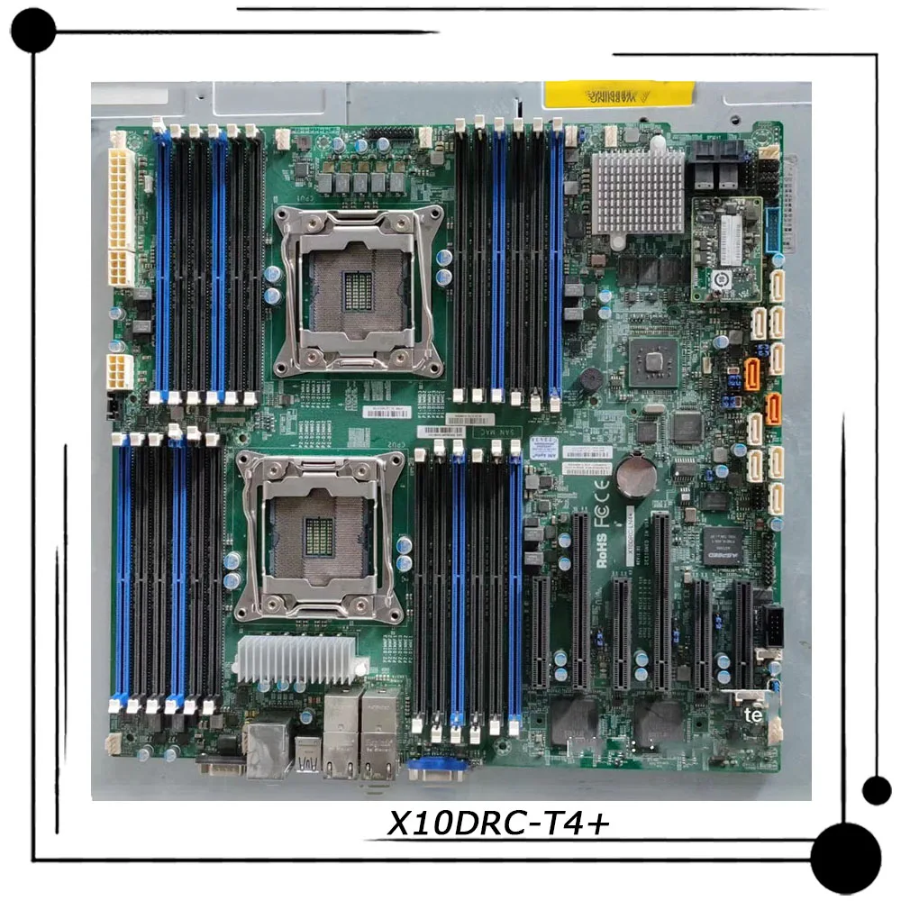 

X10DRC-T4+ For Supermicro Workstation E-ATX Motherboard LGA 2011-3 C612 Xeon E5-2600 v3/v4 Family DDR4 PCI-E 3.0 Perfect Tested