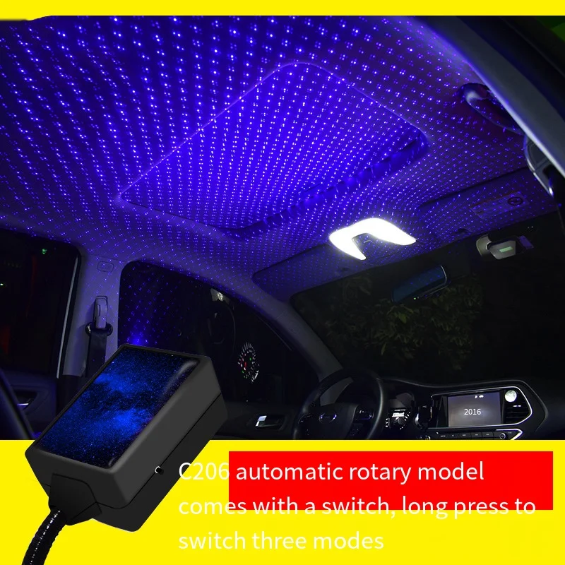 Car ambient light car USB star lights car full of stars projection lights home decorative lights decoration chambre GL403