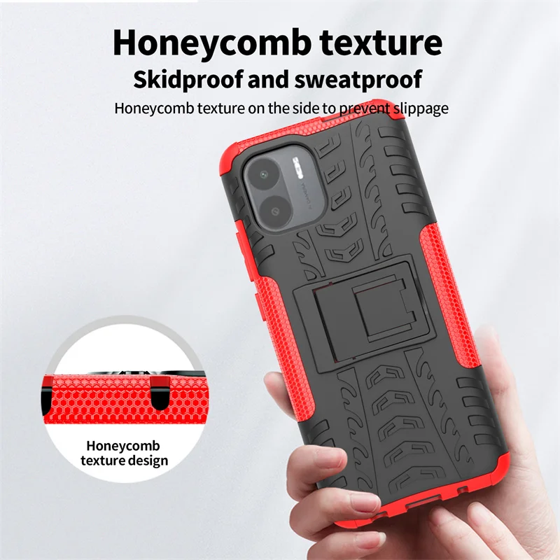 For Redmi A1 Cover Case For Xiaomi Redmi A1 Fundas Coque Shockproof Armor Protective Phone Bumper For Redmi A1
