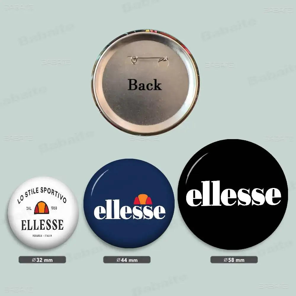 Фото Быстросохнущие креативные значки E-Ellesse из жести с мягкими кнопками, броши с животными, значки для лацканов и рюкзаков, аксессуары-значки №1
