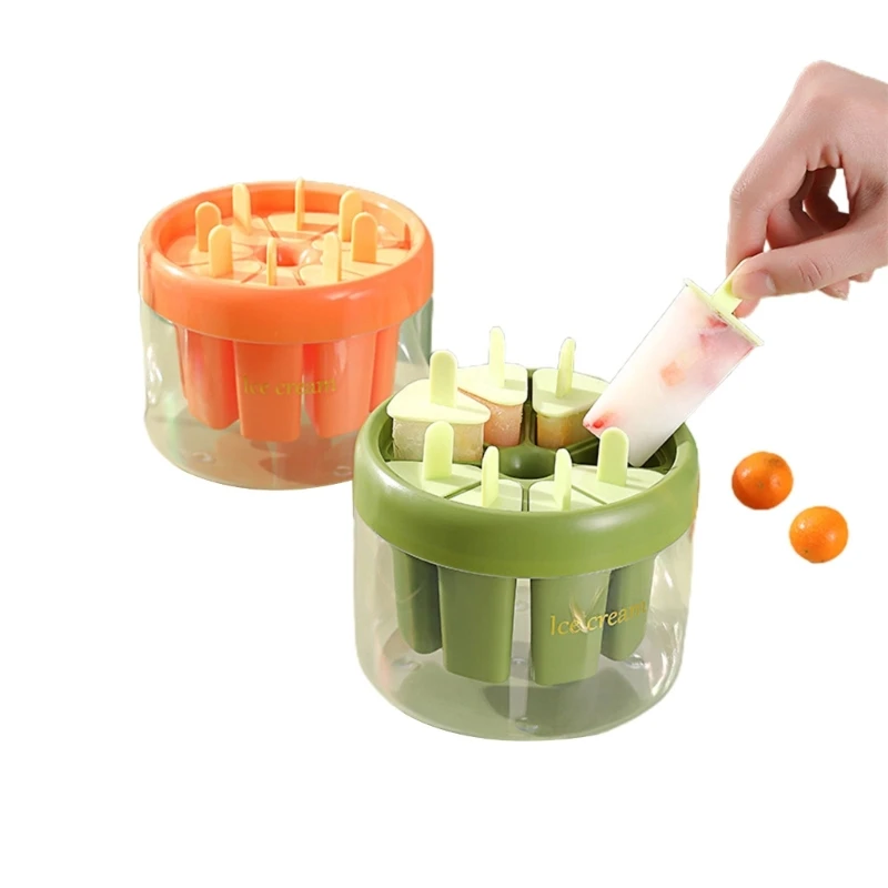 

8-Cell Ice Popsicle Molds Popsicle Maker DIY Household Freezer Lollys Mould