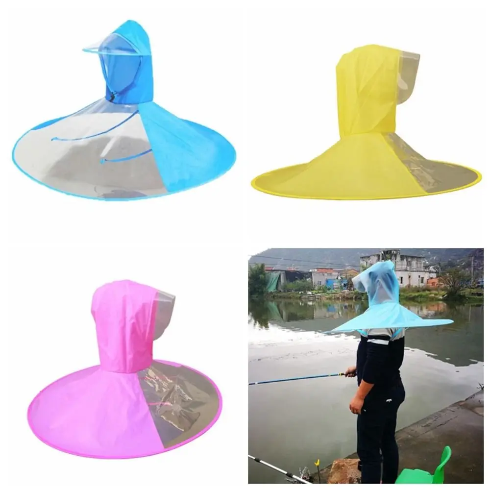 Рыболовные аксессуары PEVA рыболовная шапка зонтик складной водонепроницаемый