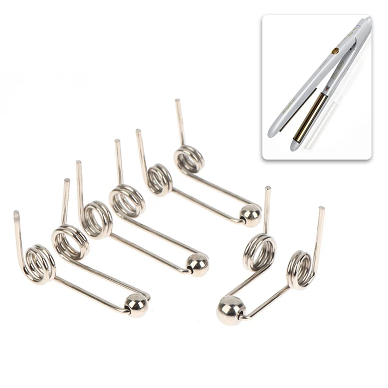 

2pcs Wire Curling Iron Replacement Double Return Torsion Spring1.2x24mm/1.2x26mm/1.2x28mm/1.2x30mm Torsion Spring