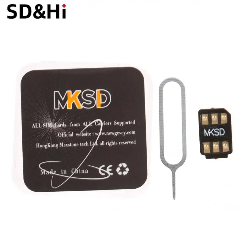 

1PC MKSD Adhesive Card Sticker 3M Glue For All Carriers 4G Mode ICCID For IPhone 6 6S 7 8 11 X XR XS Max Plus SE For 6S-11PM
