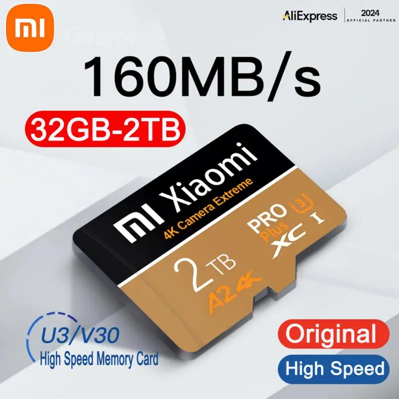 Карта памяти Xiaomi 2 ТБ Class 10 высокоскоростная карта Micro TF SD на 128 ГБ 1 512 256 для