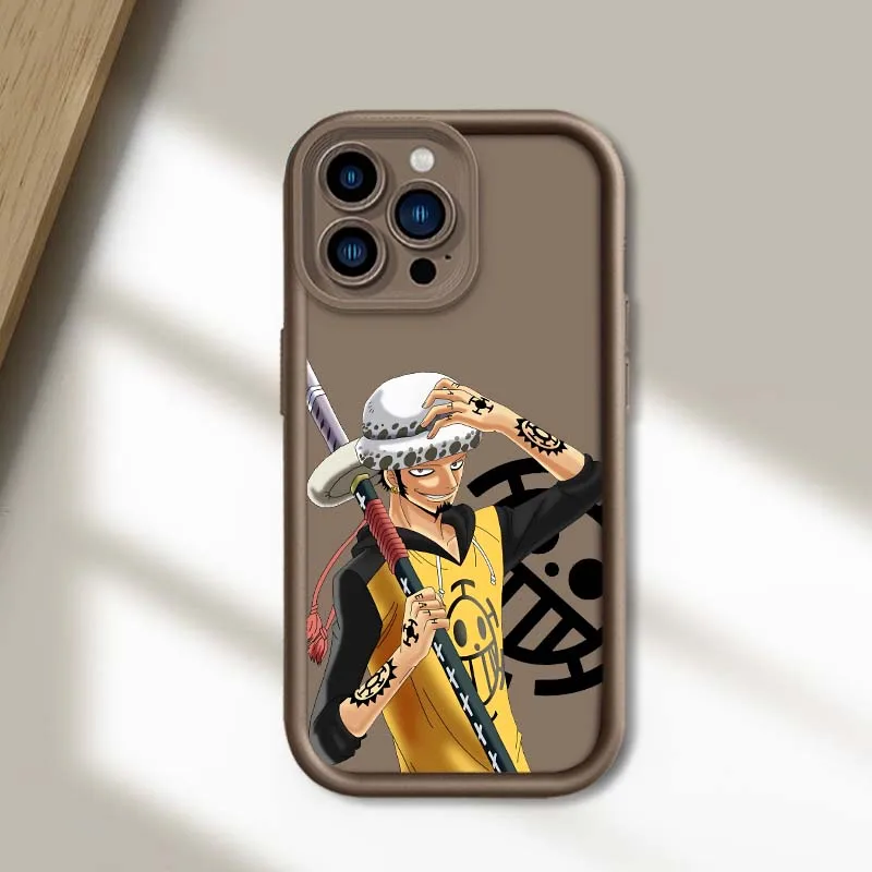 Фото O-One Piece Water Law Cartoon для Apple iPhone 17, 16, 15, 14, 13, 12, 11 Air Pro Max Plus, чехол для телефона с лестницей для глаз №5