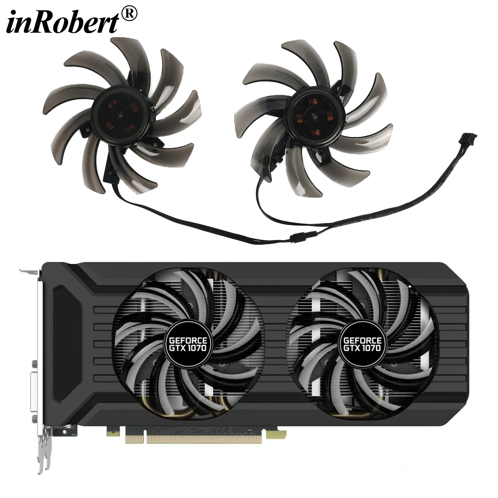 85 мм GA91S2U охлаждающий вентилятор GPU заменить 12 вольт для Palit GeForce GTX 1070 Ti 1060 1080 GTX1060
