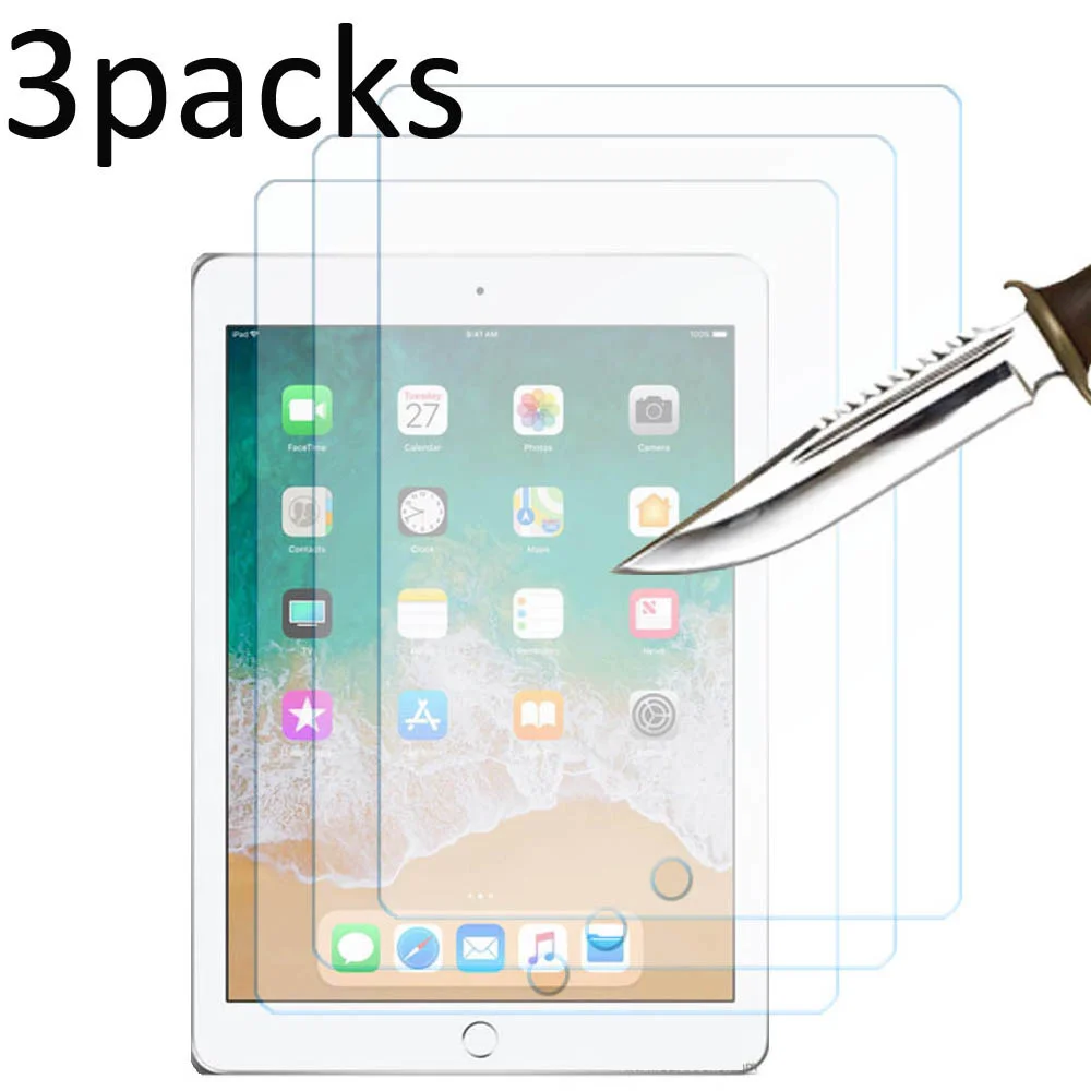 

Tempered glass screen protector for ipad air 1 air 2 pro 9.7 2017 for Apple ipad 2018 5 6 7 8 generation protective film
