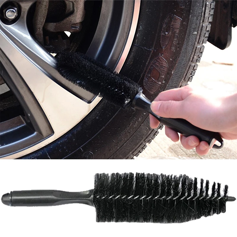 

Car Wheel Brush Tire Cleaning Brushes Tools Car Rim Scrubber Cleaner Duster Handle Motorcycle Truck Wheels Detailing Brush