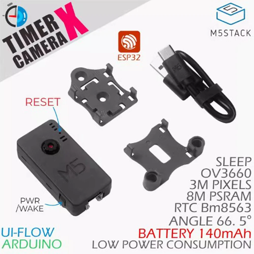 Модуль камеры M5Stack ESP32 Wifi с аккумулятором OV3660