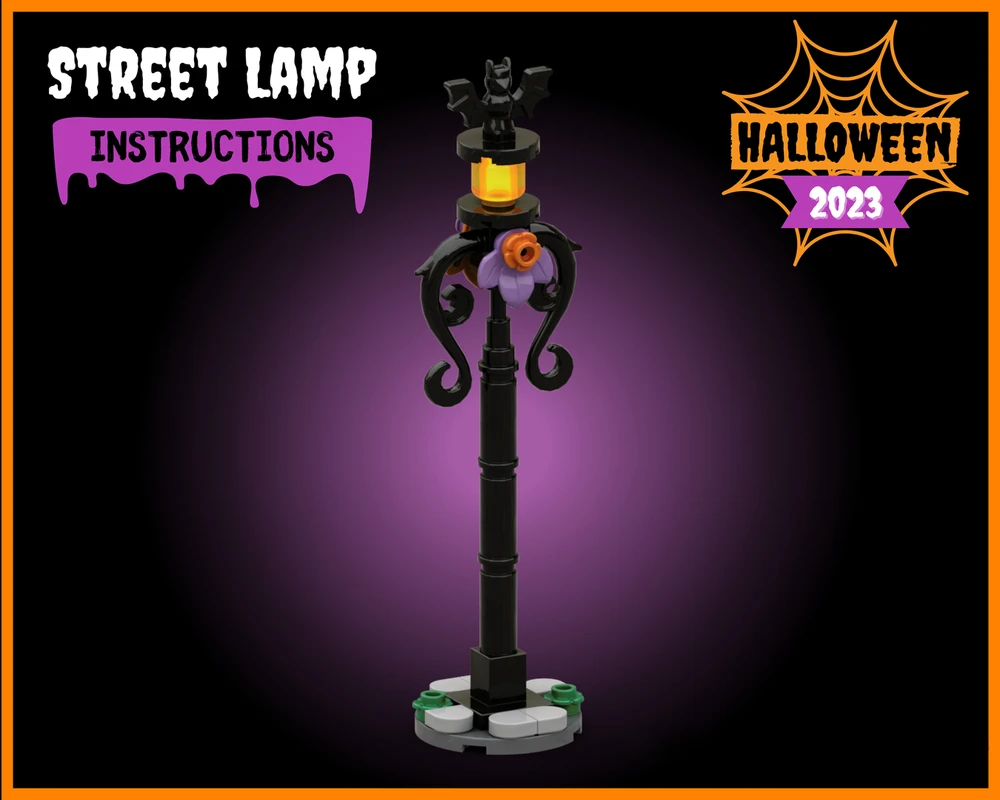 

2023 Moc уличная лампа-Хэллоуин Детский подарок на день рождения Рождество строительные блоки игрушки