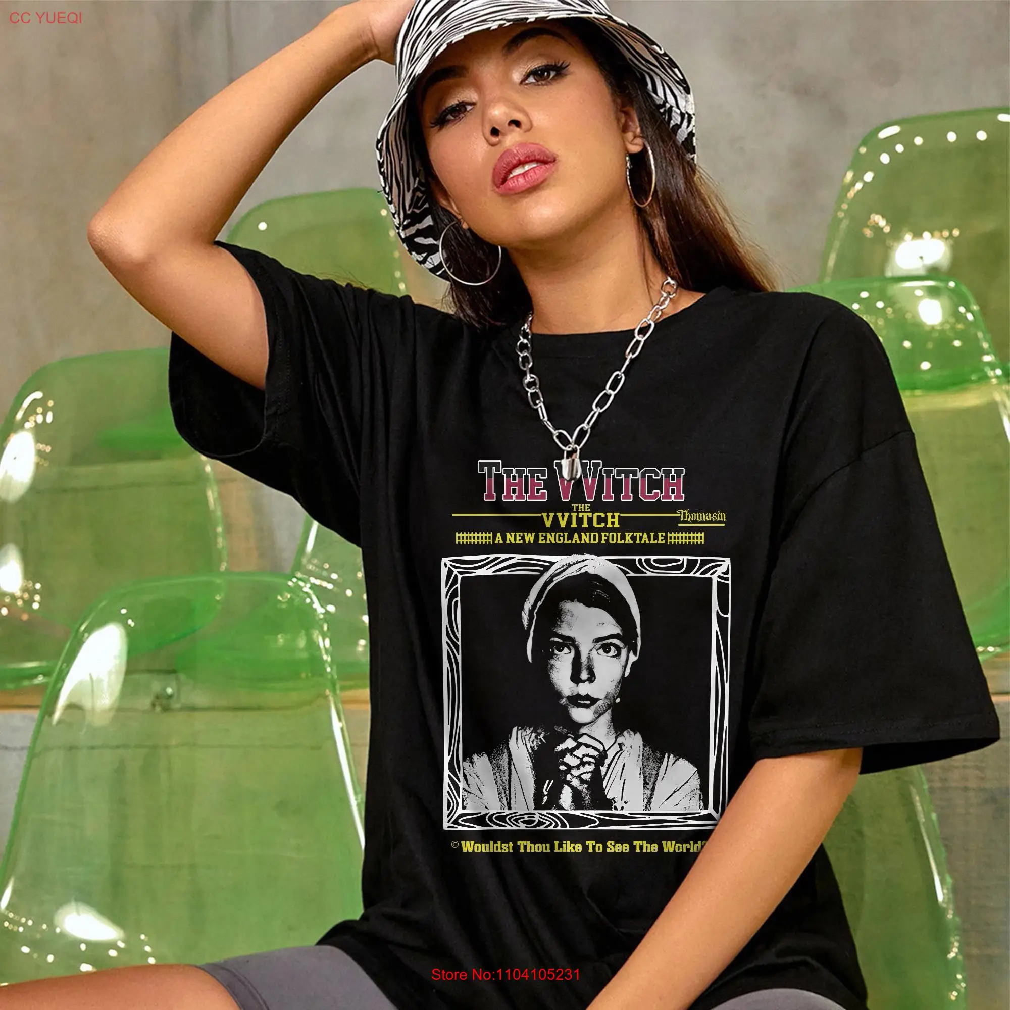 Футболка The Witch в стиле ретро онлайн с керамикой и фильмами A24 новая английская