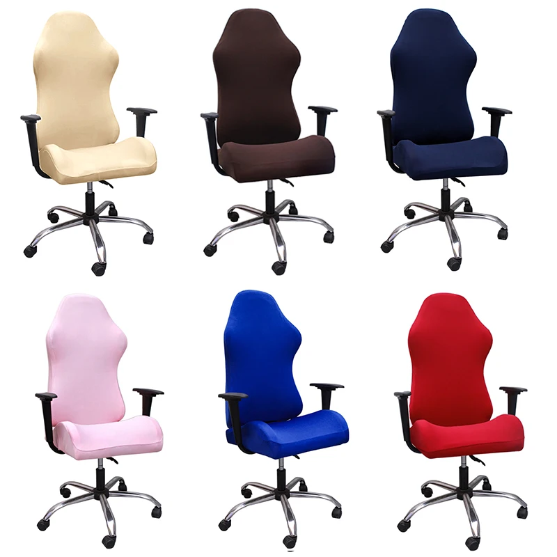 

Gaming Chair Cover Stretch Spandex Office Computer Chair Slipcover Printed Racing Gamer Armchair Protector Easy to Care