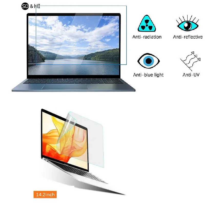 

Laptop Screen Protector For Pro 14/16 Inch M1 2021 Full Coverage Protective Film For Macbook Pro 13 Pro Air13 14 16 2179 2289