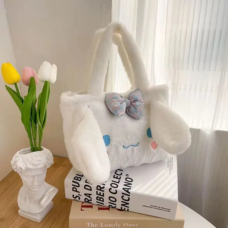 New Simple Design Women Soft Plush handbag Winter Furry Ladies Clutch Purse lady Handbag Fashion Femal Bag for girl handbag