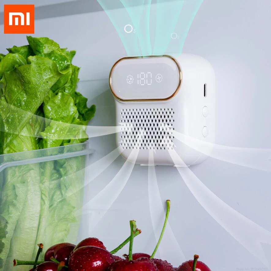 

Xiaomi lofans Refrigerator Deodorizing Sterilizer Household Kitchen Ozone Purifier Keeping Fresh Rechargeable Deodorant