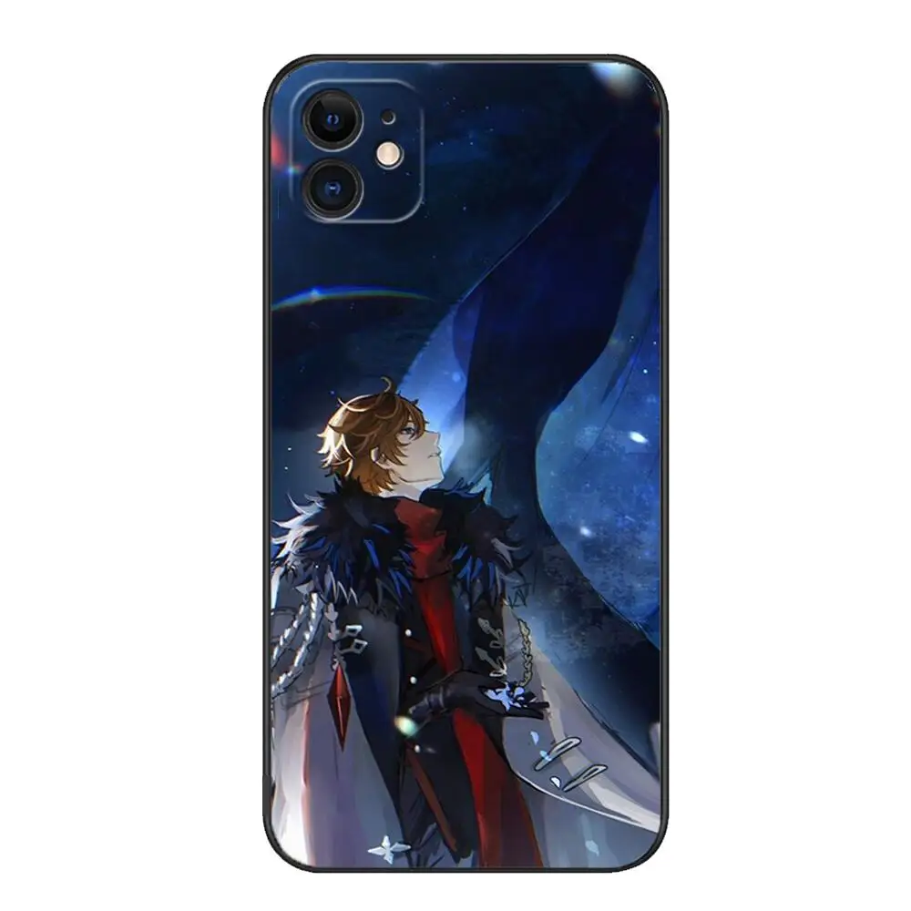 Childe Genshin Impact Luxury Fashion Phone Case for IPhone 14 13 12 11 Pro Max Mini SE XR X XS  Max 8Plus 7plus 6 TPU Soft Cover