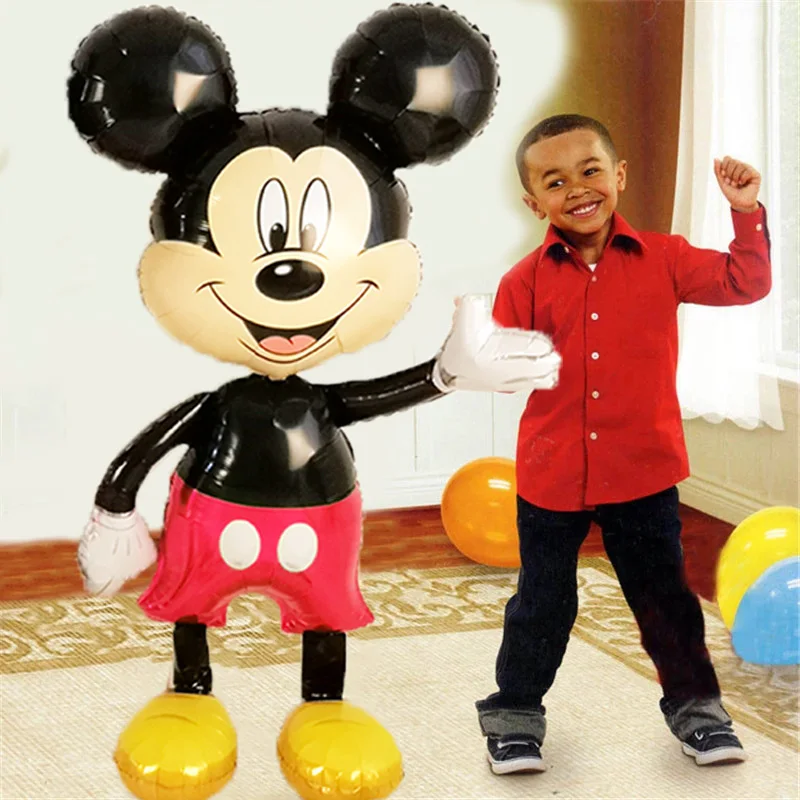 

Large Mickey Mouse Party Balloons Minnie Balloons Baby Shower Happy Birthday Party Decorations Children Toy Air Globos Gifts