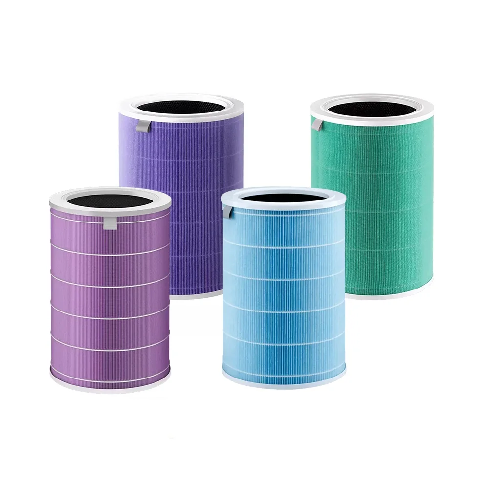 

Xiaomi Mi 1/2/2S/3/3H Pro Air Purifier Filter Replacement For Activated Carbon Hepa PM2.5 Removable Net Layer