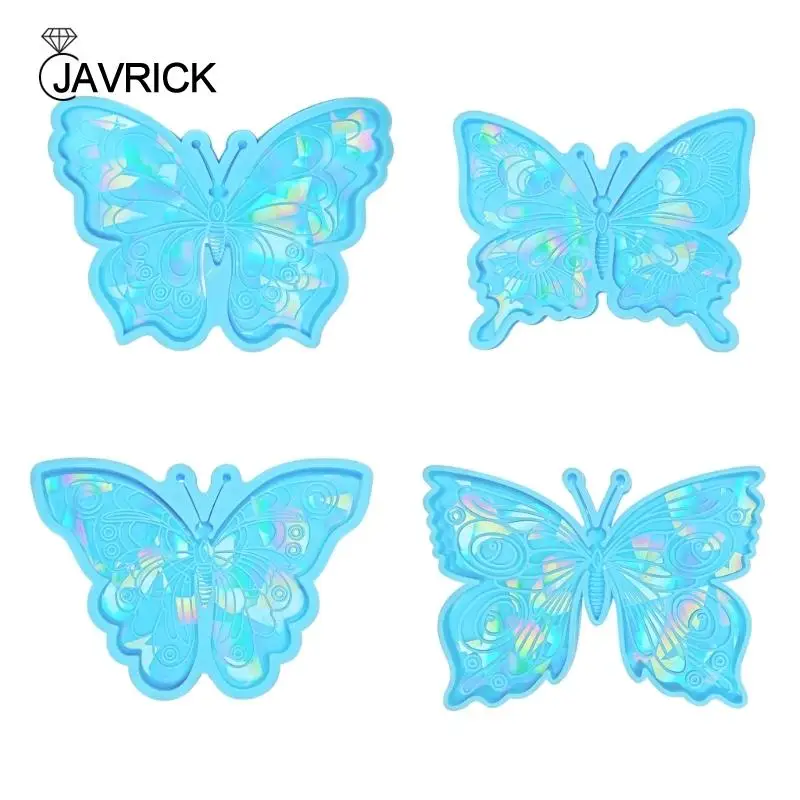

Silicone Light and Keychain Moulds with Hole Butterflies Pendant Crafts