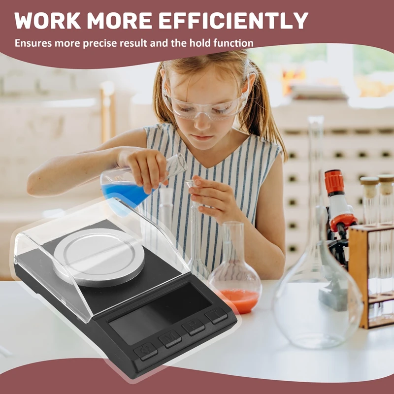 Точные Электронные весы 0 001 г цифровые для драгоценных камней ювелирных изделий