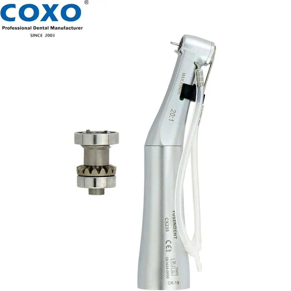 

COXO Dental 20:1 Reduction Implant Surgery Contra Angle Low Speed Handpiece