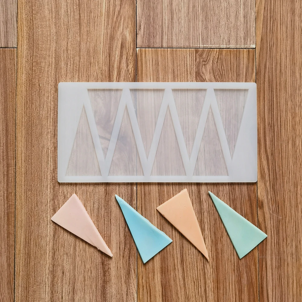 

Triangle chocolate silicone mold DIY candy pudding dessert mold cake decoration plugin kitchen baking utensils