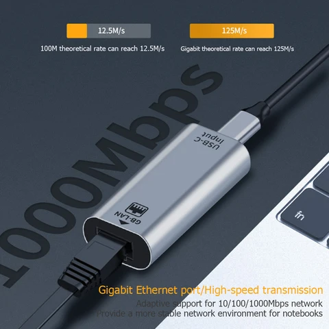 APWIKOGER Адаптер USB Type-C к Ethernet