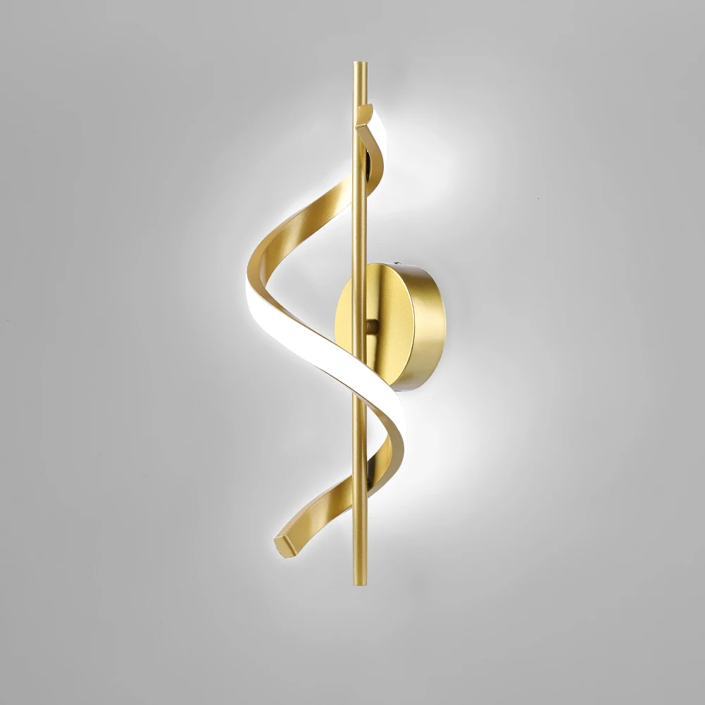

Metal Minimalist LED Wall Lamp Modern Bedroom Living Room Stairway Wall Lamp Indoor Lighting Decoration lights