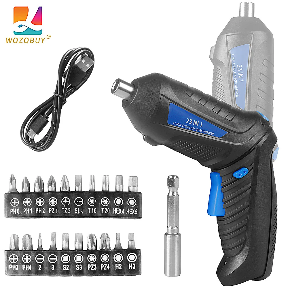 Шуруповерт Аккумуляторный WOZOBUY 3 5 нм 6 В Ач