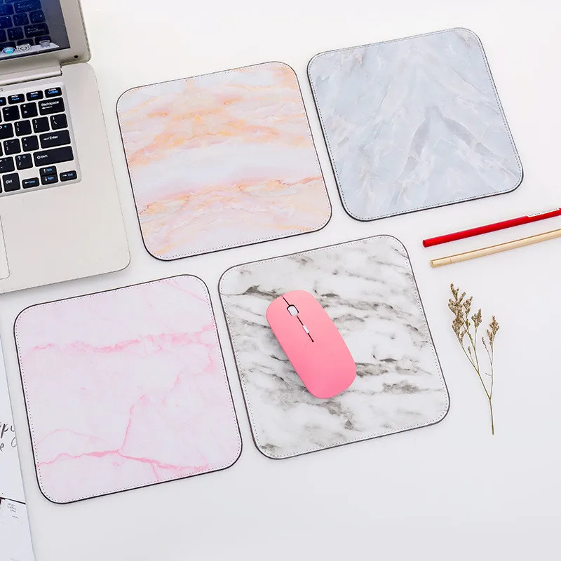 

Marble Texture DIY Small Size Mouse Pad PC Latop Keyboard Table Mat Protector Soft Gaming Mousepads