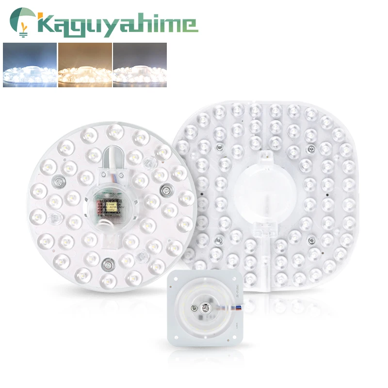 

Kaguyahime 12w-36w Mini/Square/Round Ceiling LED Downlight Module Source 220V 16W 18W 24W Replace Spot LED Tube Light Lamp