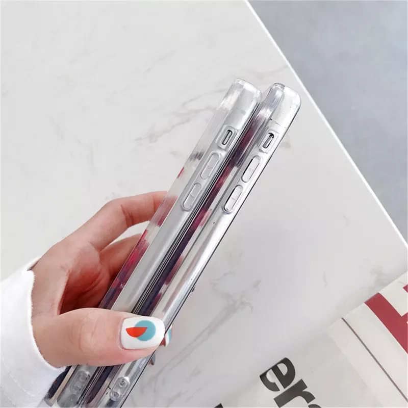 

Factory Direct Selling Laser Quicksand Glitter Love Heart Soft Silicone Phone Case For iPhone 11 12 13 Pro Max Mini X XS XR 7 8