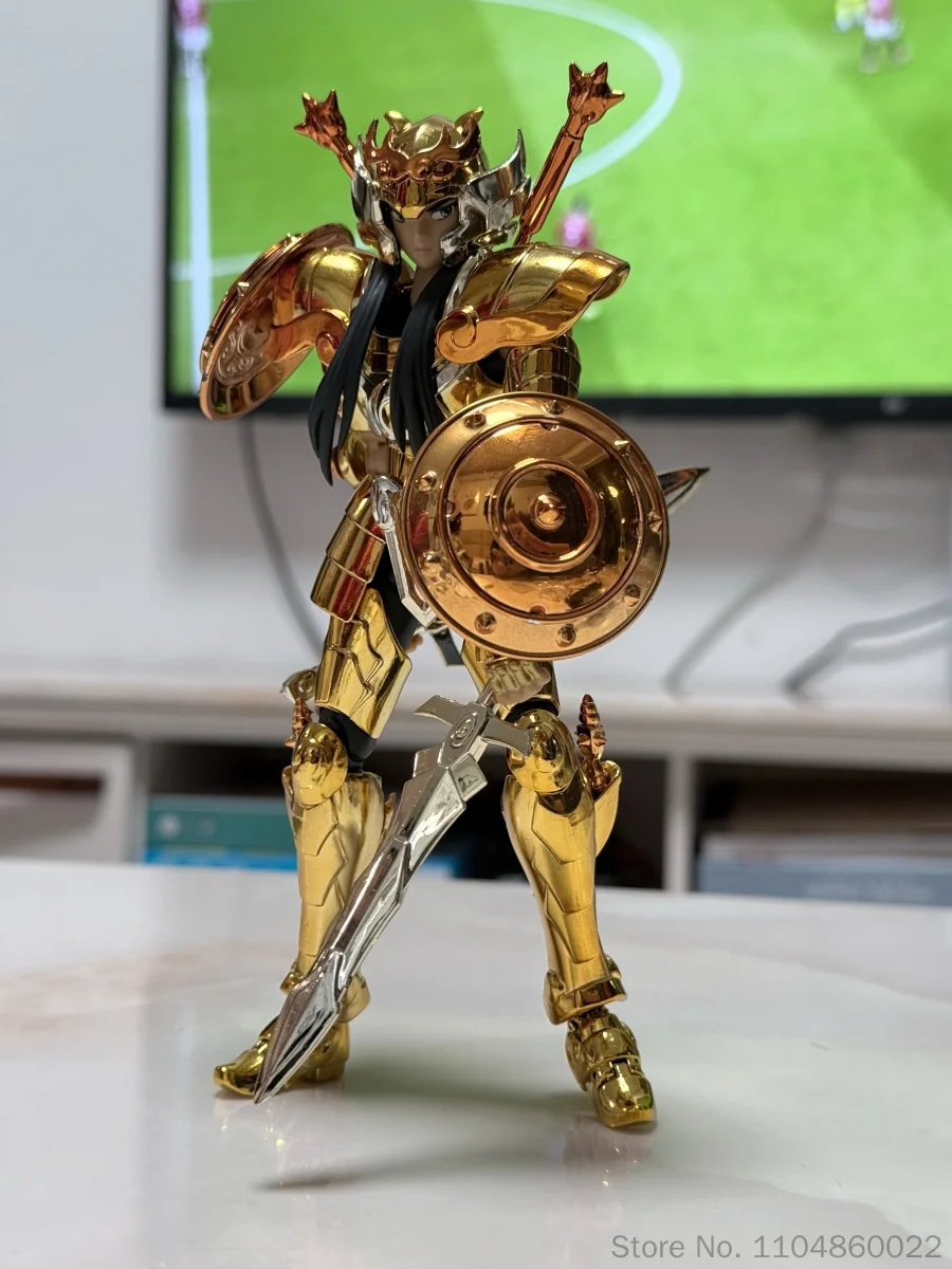 Фото Металлическая фигурка Saint Seiya Myth Cloth EX Libra Dohko с головой дракона Ширю, рыцари Зодиака, модель CS, коллекционная фигурка №3
