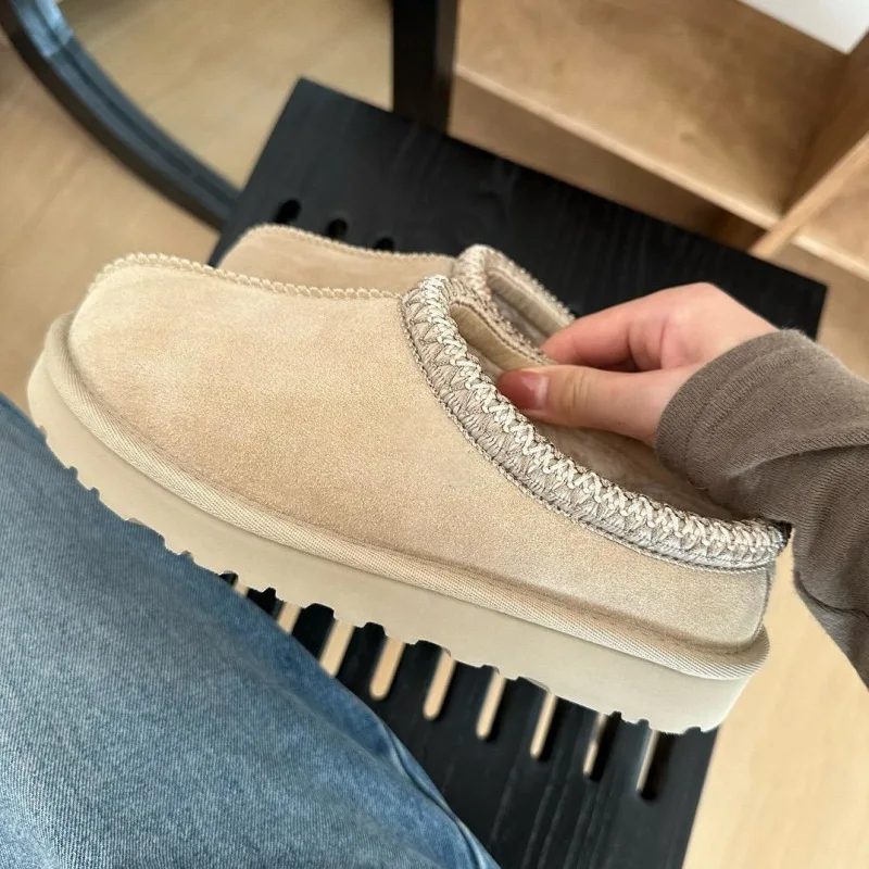 HQF UG шерстяные тапочки без платформы Ultra Mini 2024 новая модная зимняя обувь теплая