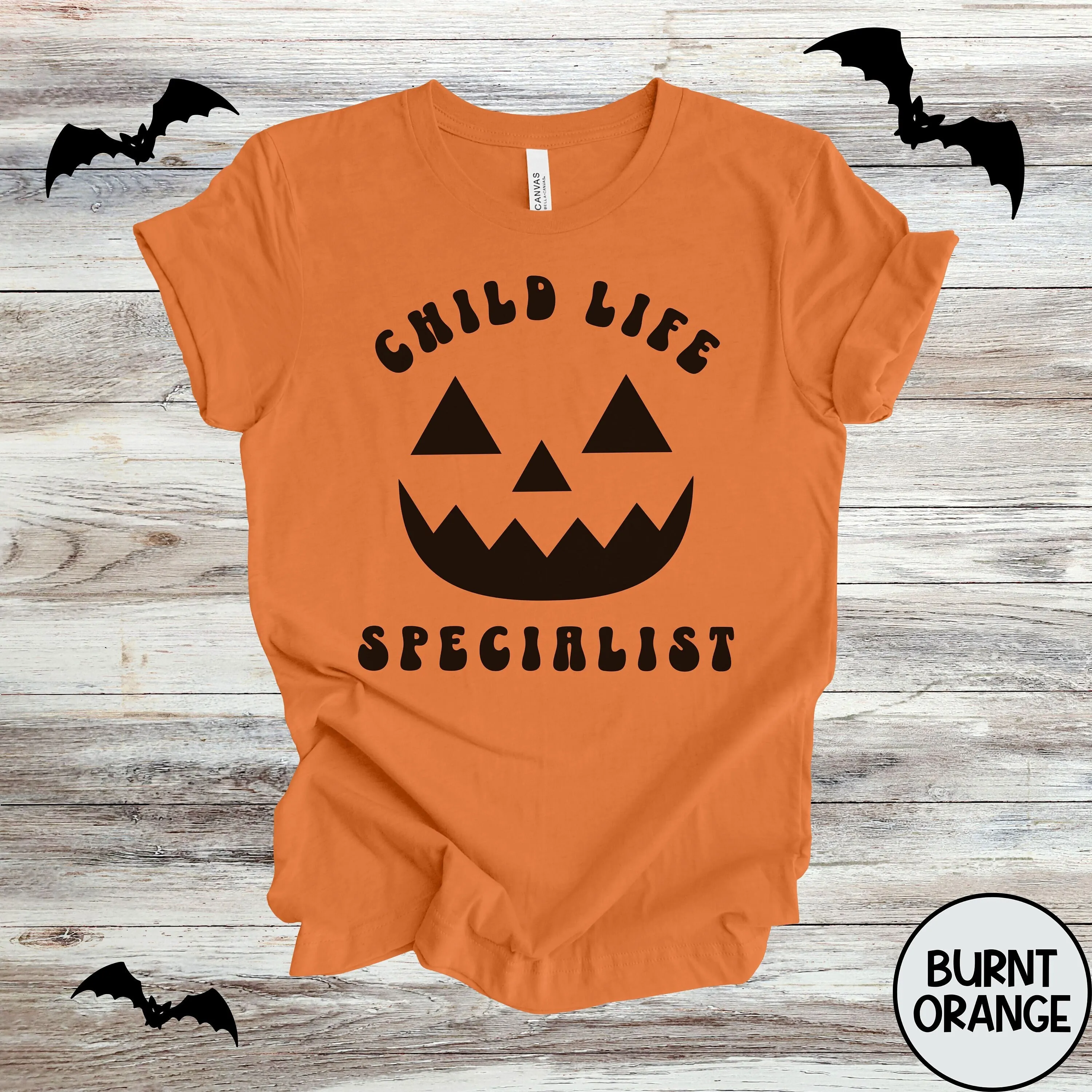 Хэллоуин Детская жизнь Специалистская футболка Cls Play Therapy Развитие Appreciation Healthcare S