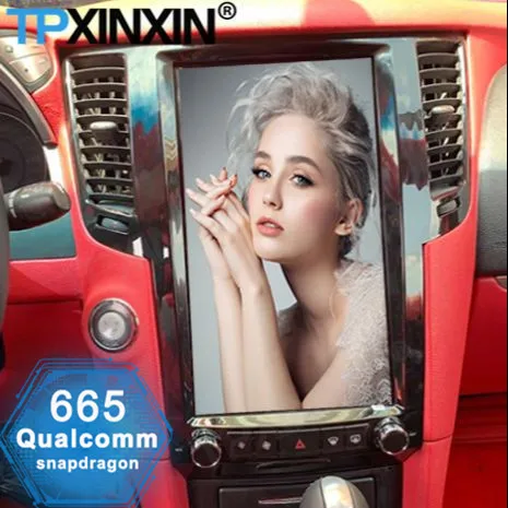 Автомобильное радио Qualcomm Tesla Screen Android 11 для Infiniti FX FX25 FX35 FX37 2009 2010 2011 2012 2013 QX70 2014-2016