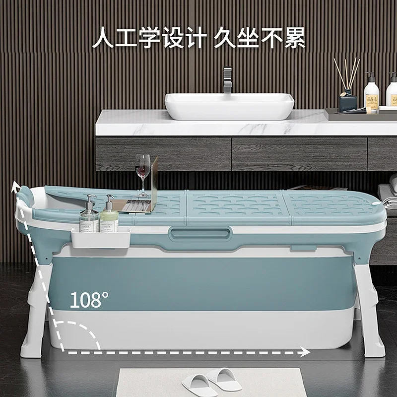 Ванна спа-педикюрная Портативная Складная пластиковая шезлонг Banheira Dobravel Adulta