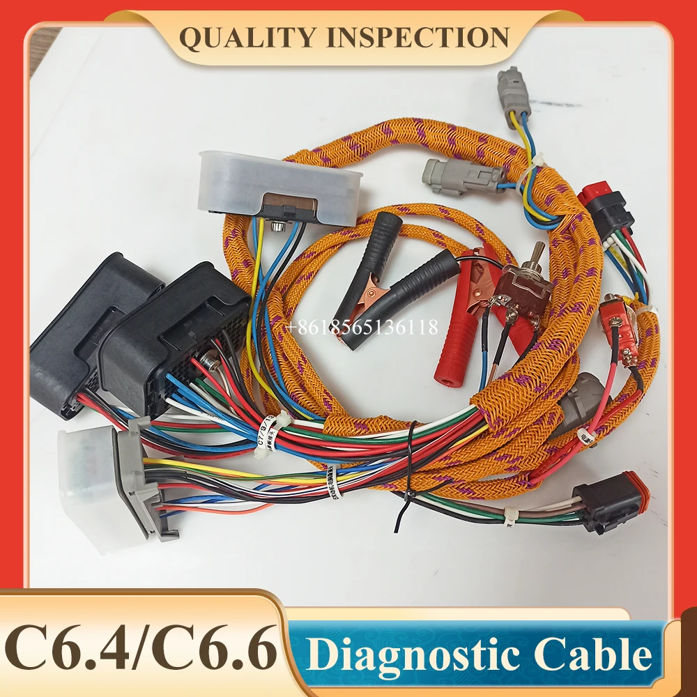 Диагностический кабель для CAT C6.4 C6.6 C7 C-9 C15 C11 C13 3126B Двигатель 320C 320D 325C Комплексный