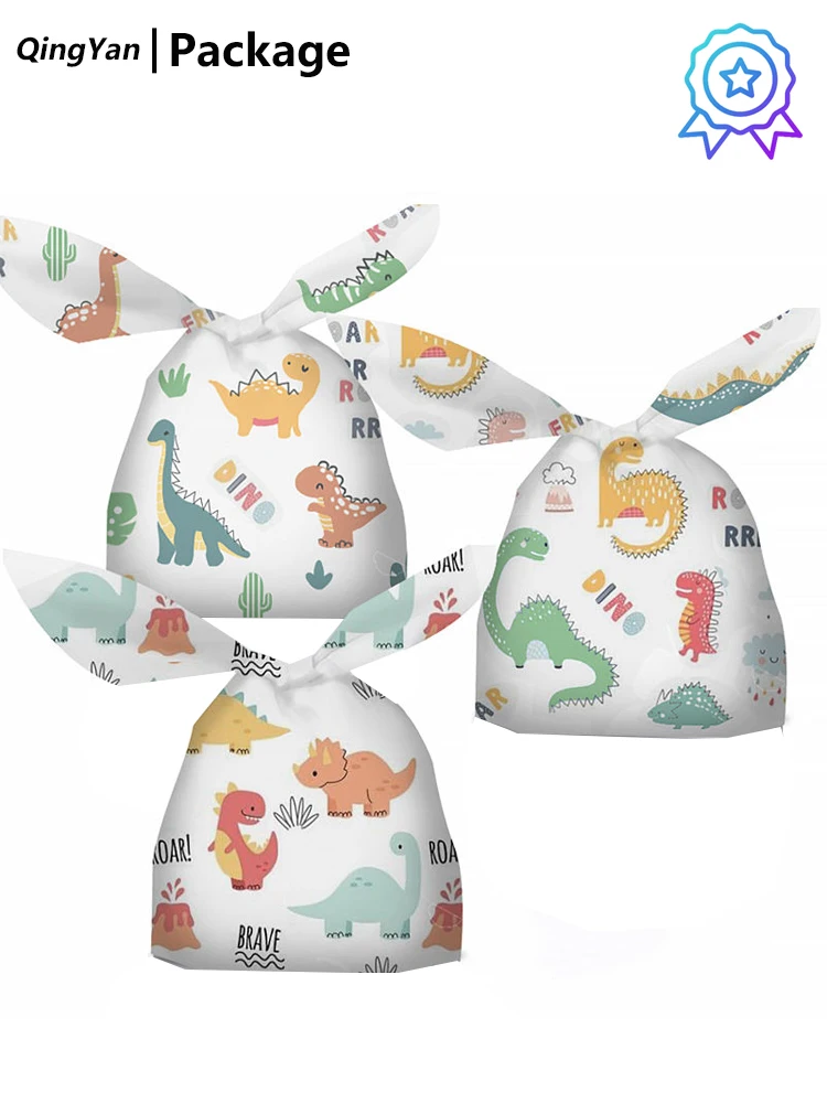 

Cartoon cute school season children's day birthday gift bag, candy snack small gift bag, rabbit ear bag packaging bag