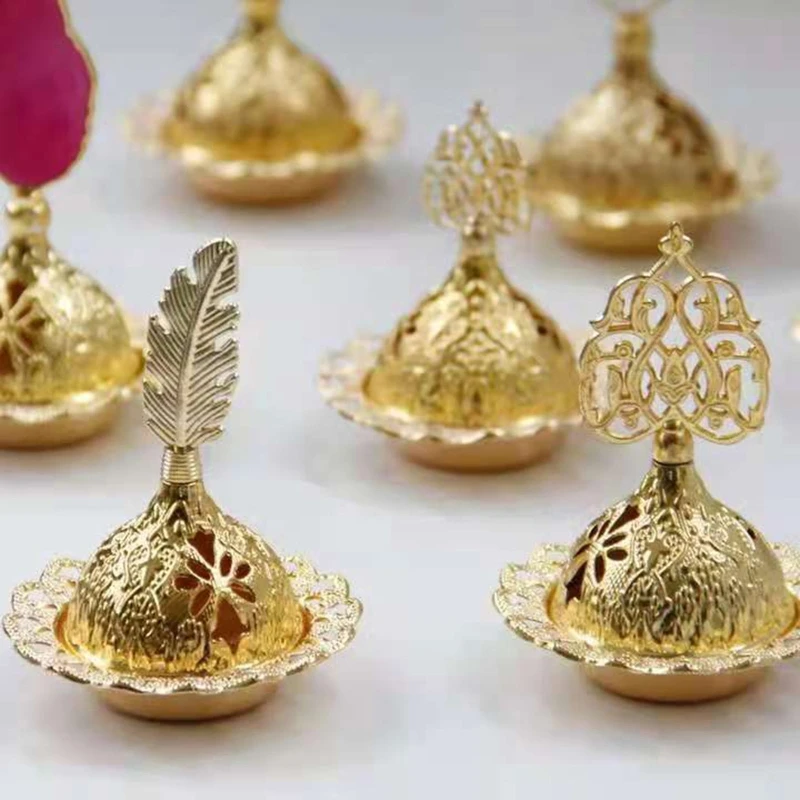 Новинка 2022 маленькая курильница металлический Железный роскошный полый в