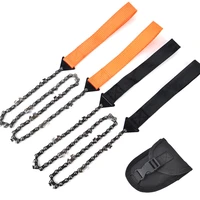 outdoor steel hand wire saw zipper 1133 tooth 24inch hand chain saw cutter portable emergency survival camping hiking chain saw