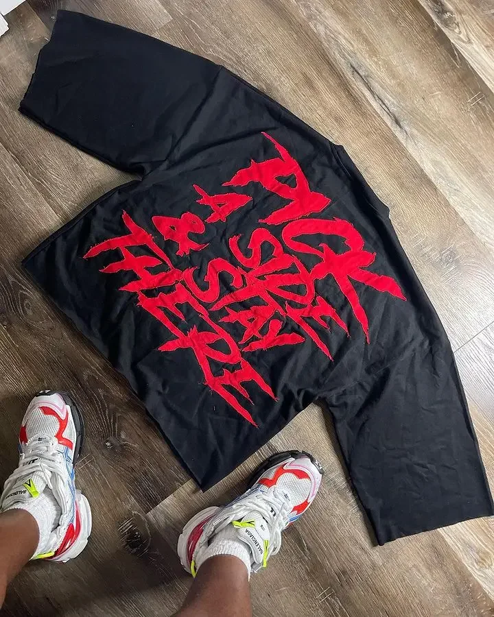 Футболка Y2K в стиле Харадзюку для мужчин и женщин хлопковая рубашка с графическим