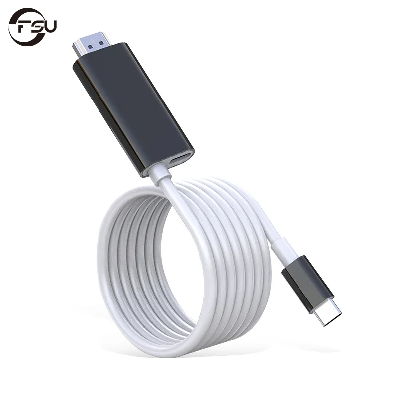 USB Type C to HDMI Conversion Cable for TV Docking Mode on Nintendo Switch, Steam Deck, Samsung Dex Station 4K for Travel