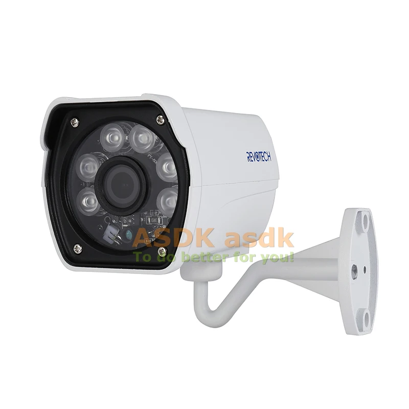 Система видеонаблюдения REVOTECH 5MP CCTV Security Camera System 4 POE IP Cameras Support H.265 P2P 8CH Surveillance NVR Video Kit 48V 802.3af Standard on.