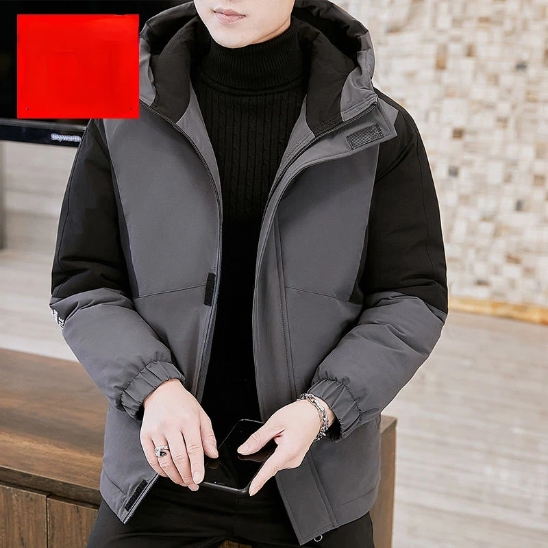 Men's Winter Casual Thick Warm Waterproof Jacket Parkas Mens Autumn New Outwear Windproof Hooded Jackets and Coats Male E669