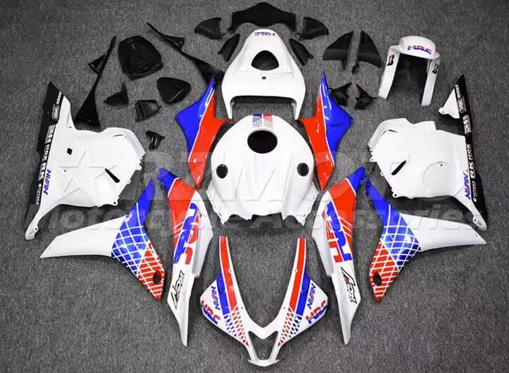 

4Gifts New ABS Motorcycle Fairings Kit Fit For HONDA CBR600RR F5 2009 2010 2011 2012 09 10 11 12 Bodywork Set Blue Red
